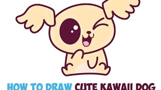Как нарисовать карандашом собачку в стиле чиби - Видео онлайн