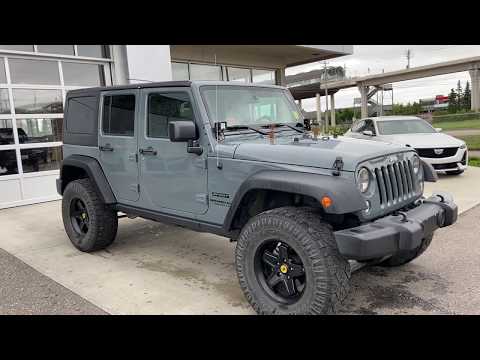 Gray 2015 Jeep Wrangler Unlimited Sport Review  - GSL GM City | Calgary