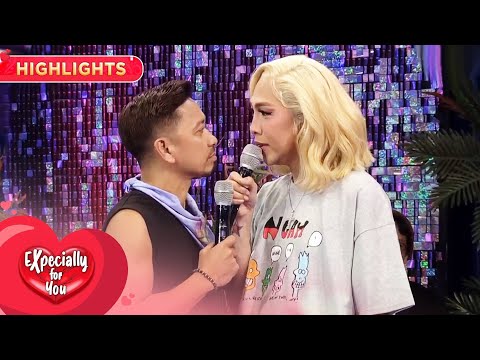 Vice Ganda stares at Jhong's face EXpecially For