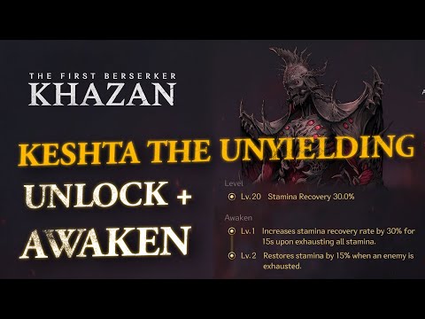 🔓 How to Unlock Keshta the Unyielding + Awaken ( Wild Ghost Necklace ) | The First Berserker: Khazan