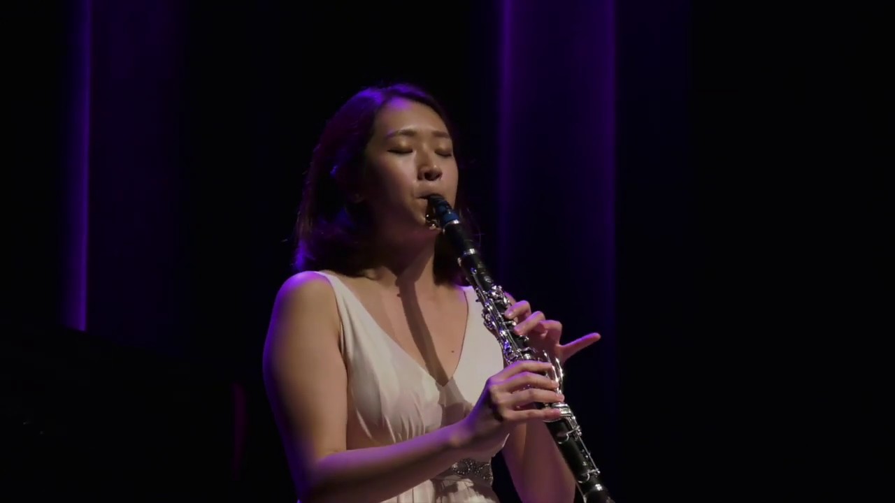Close-up of artist playing Clarinet