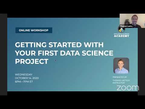 Getting Started with Your First Data Science Project