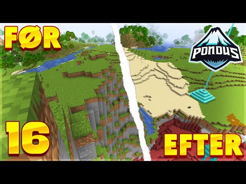 Laver MIN BASE om til en ØRKEN! | Pondus SMP Minecraft #16