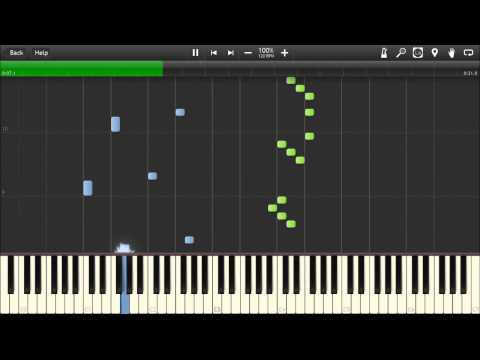 Parks and Recreation - Opening Theme Credits - Piano tutorial ( Synthesia )