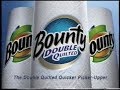 Bounty Double Quilted Paper Towel Commercial 2001