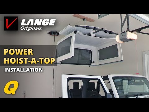 How to Install and Operate a Lange Originals Power Hoist-A-Top for Jeep Wrangler