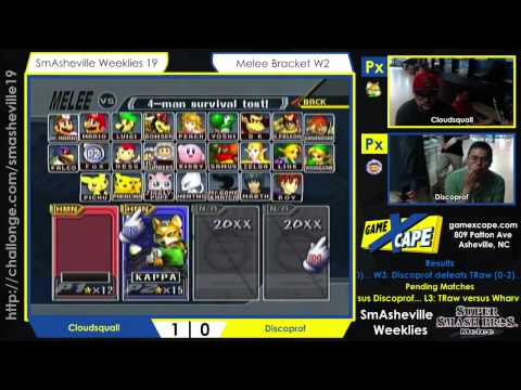 SW19 Winners' Semifinals - Cloudsquall (Fox) vs Discoprof (Ice Climbers/Marth)