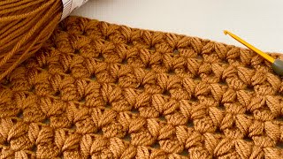 Very Simple and Warm Crochet Pattern ‼️Blouse, Blanket, Bag Step by Step Tutorial