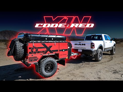 X1-N Code Red - Limited Edition Camper Trailer Available Until March 31 - Patriot Campers