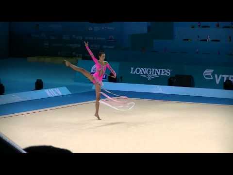 Kilianova Xenia (SVK)  ribbon World Championships RG 2013  Qual