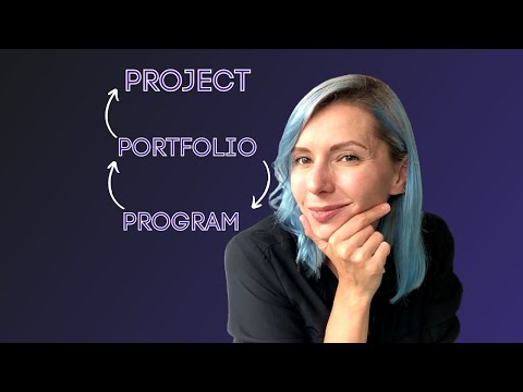 Project VS. Program VS. Portfolio - SIMPLE with Animated EXAMPLES