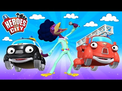 Heroes of the City 2 - Music Video - Heroes in our town | Car Cartoons | Car Cartoons