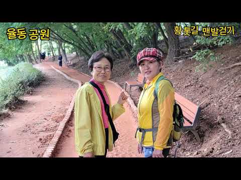 분당 율동공원 황톳길 맨발걷기