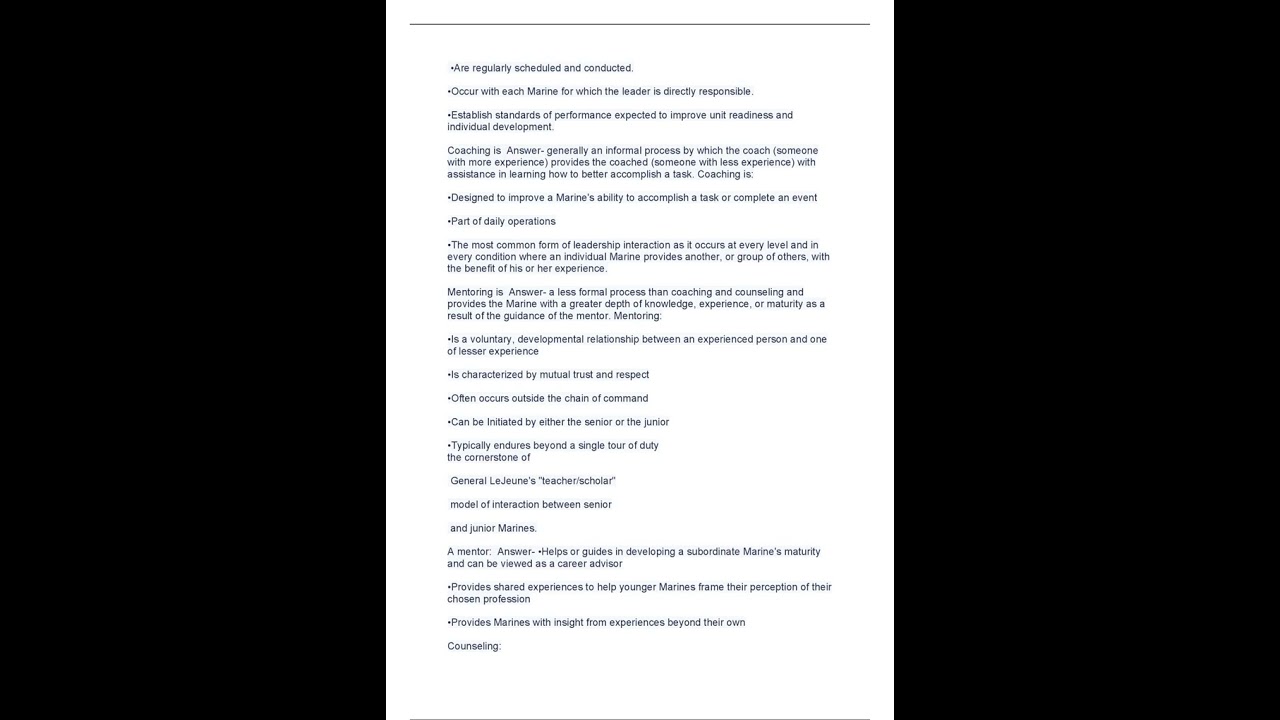 Leadership Tools leading marines Questions With Complete Solutions pdf