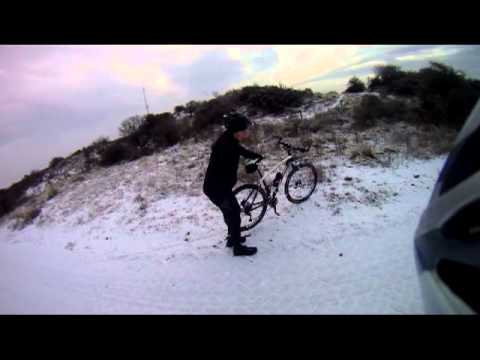 castricum sneeuw mtb