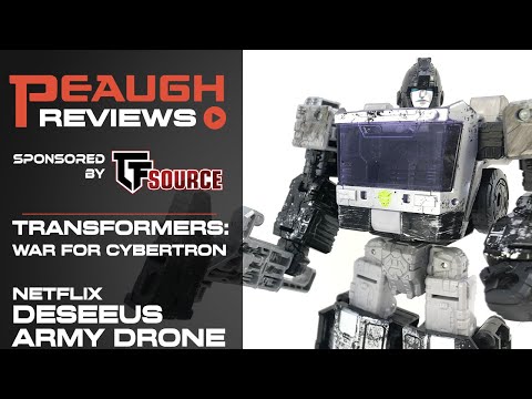 Video Review: Transformers War for Cybertron - Netflix DESEEUS ARMY DRONE