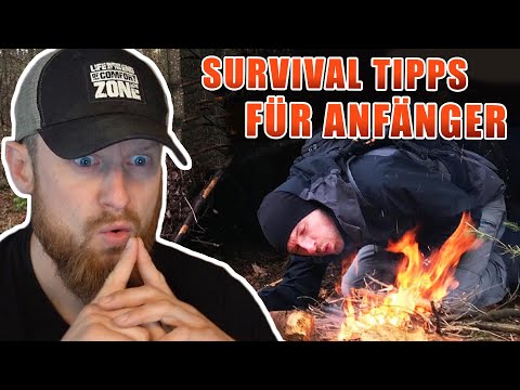5 SURVIVAL Tipps für Anfänger! - Welche Techniken muss man kennen? | Fritz Meinecke reagiert