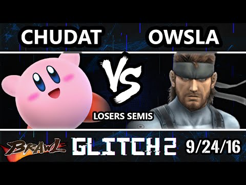 Glitch 2 Brawl - Owsla (Snake) Vs. VGBC | Chudat (Kirby) SSBB Losers Semis
