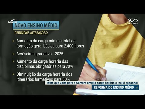 Novo Ensino Médio: entenda as principais mudanças aprovadas no Senado