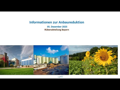 Information zur Anbaureduktion 2026