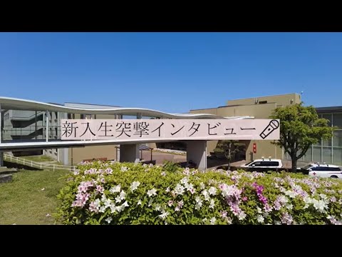「新入生突撃インタビュー」動画（撮影・編集：シーボルト校学生広報スタッフ）