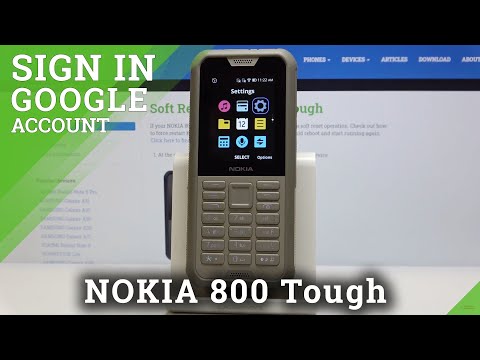 How to Add & Remove Google Account in NOKIA 800 Tough – Customize Google User