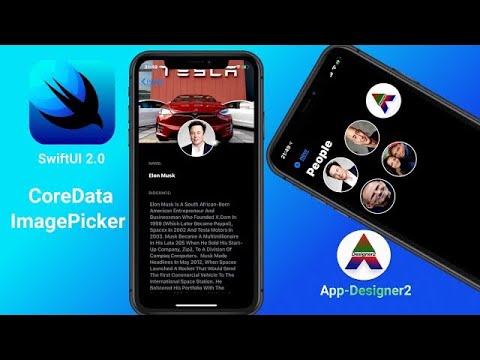 SwiftUI 2.0 how to create this amazing People App(pure CoreData + ImagePicker ) in Xcode 12
