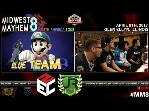 Midwest Mayhem 8 Doubles  WINNERS SEMIS - DarkShad + 8BitMan vs ZeRo + Ally