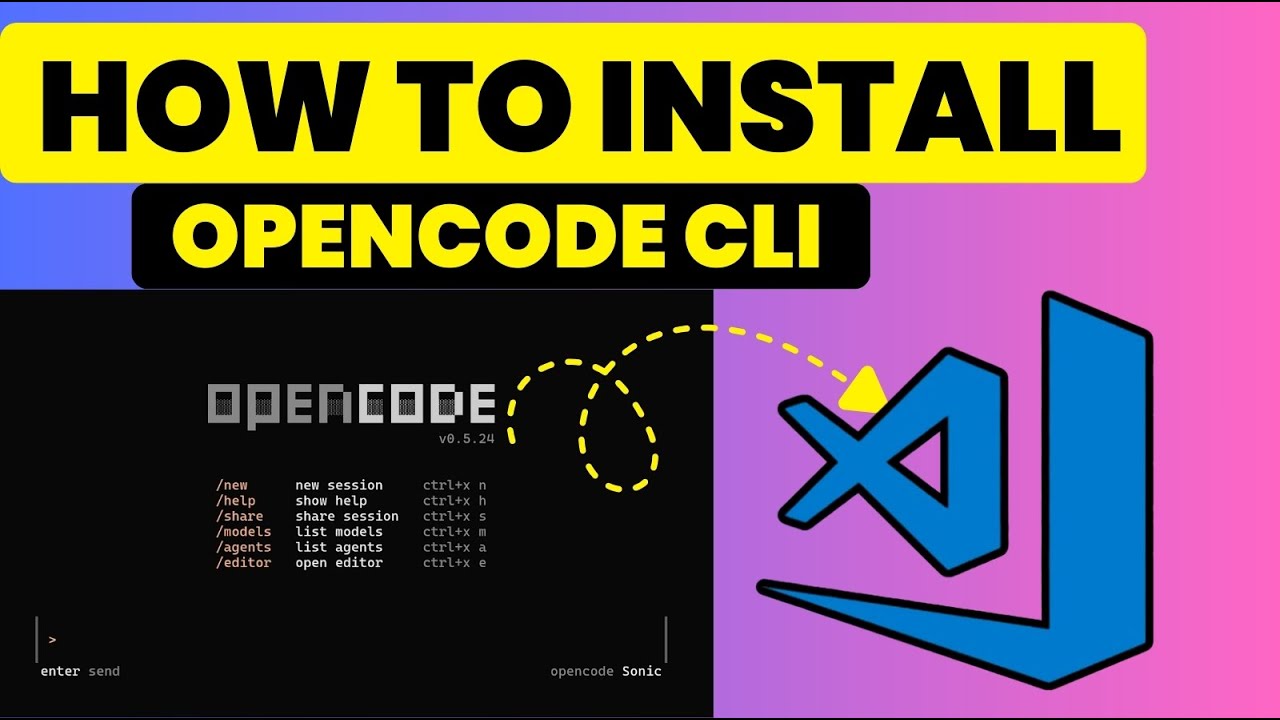 How to Install & Use OpenCode CLI in VS Code