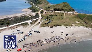 A look at the Albanian island where a Kushner-Trump resort plan has sparked protests