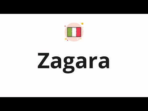 How to pronounce Zagara