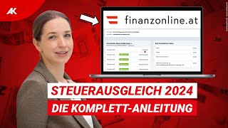 Steuerausgleich 2024/25 mit FinanzOnline: Schritt-für-Schritt-Anleitun