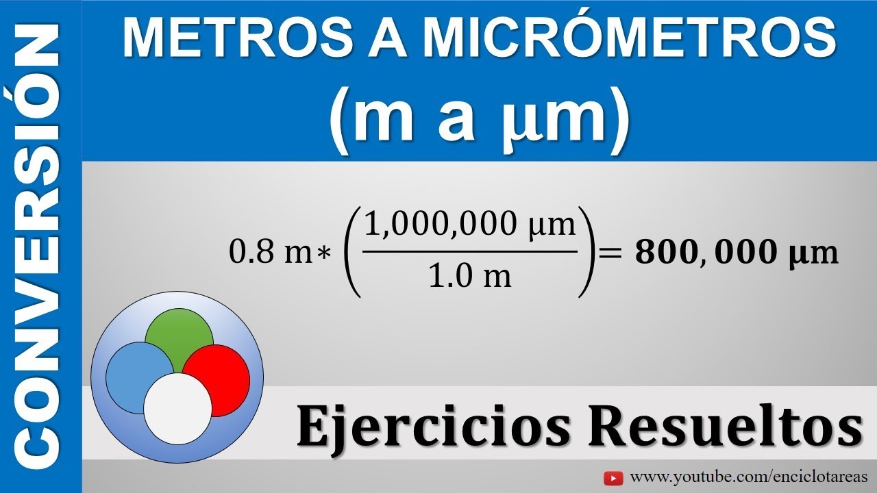 METROS A MICRÓMETROS (m a μm) - parte 2