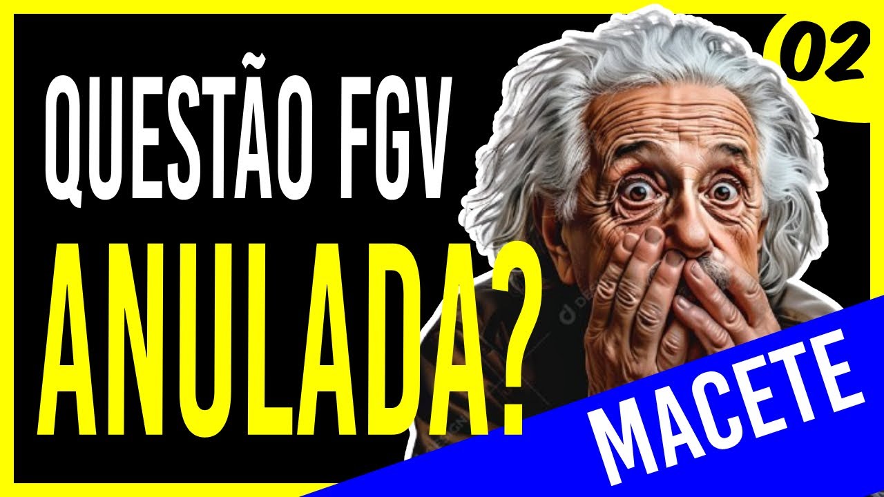 QUESTÃO DE MATEMÁTICA FGV COM GABARITO ERRADO? (SEEC RN 2024)