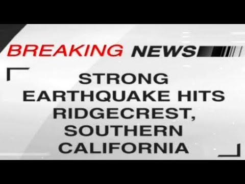 RAW 7.1 Earthquake Ridgecrest California Breaking News July 5 2019 Current Events Video