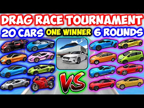 3D Driving Class Simulator Drag Race Tournament