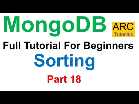 MongoDB Tutorial For Beginners 18 Sorting in MongoDB