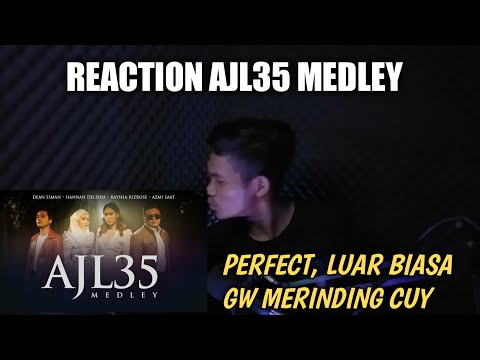 AJL35 Medley - Hannah Delisha, Azmi Saat, Raysha Rizrose & Dean Eiman | INDONESIA REACTION