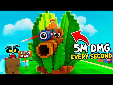 We Grew the WORLDS FIRST TITANIC AVOCADO PLANT in Plants v s Brainrots!