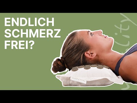 Bei Rückenschmerzen und Verspannungen - Akupressurmatte und -kissen | ARTZT vitality 🍂