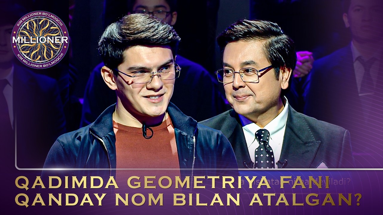 Kim Millioner Bo‘lmoqchi? - QADIMDA GEOMETRIYA FANI QANDAY NIM BILAN ATALGAN?