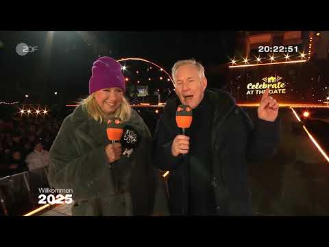 Willkommen 2025 ZDF - ganzer Stream - Neujahrs Livestream Silvester