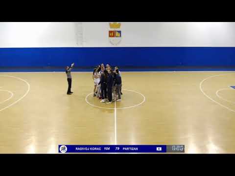 1ZLS 19. kolo / ŽKK Radivoj Korać - KŽK Partizan 1953