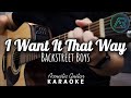 I Want It That Way by Backstreet Boys | Acoustic Guitar Karaoke | Singalong | Instrumental
