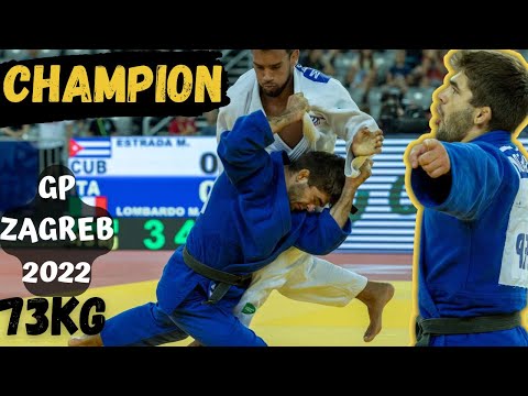 Manuel Lombardo Grand Slam Champion at Zagrab 2022 Italia Judo