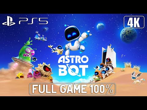 Astro Bot - Full Game 100% Longplay Walkthrough 4K 60FPS