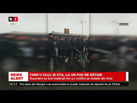 FANII U CLUJ ȘI UTA, LA UN PAS DE BĂTAIE_Știri B1_1 apr 2023