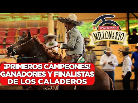 Campeonato Millonario 2022 campeones y finalistas de los caladeros