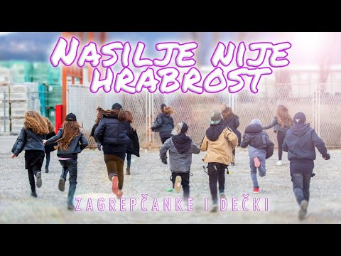 NASILJE NIJE HRABROST - ZAGREPČANKE I DEČKI (Official music video) Dan ružičastih majica