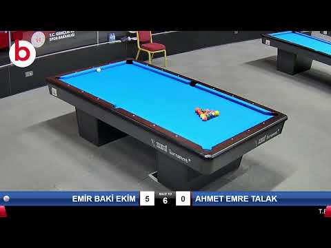 EMİR BAKİ EKİM & AHMET EMRE TALAK Bilardo Maçı - 